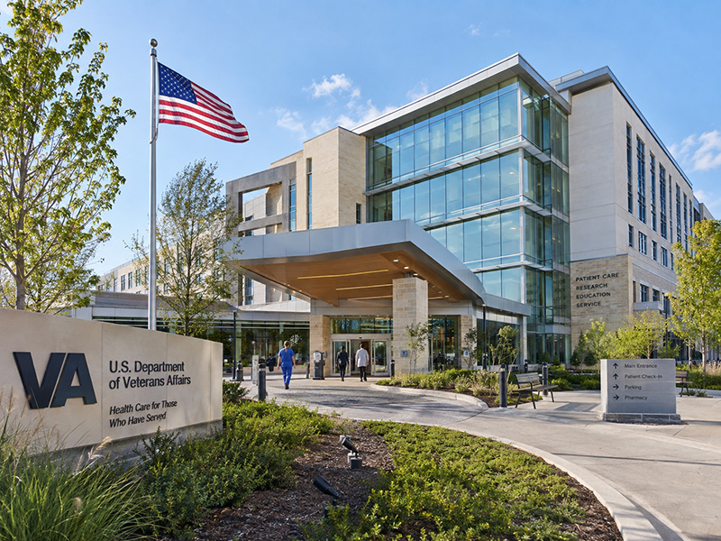 VA medical center exterior